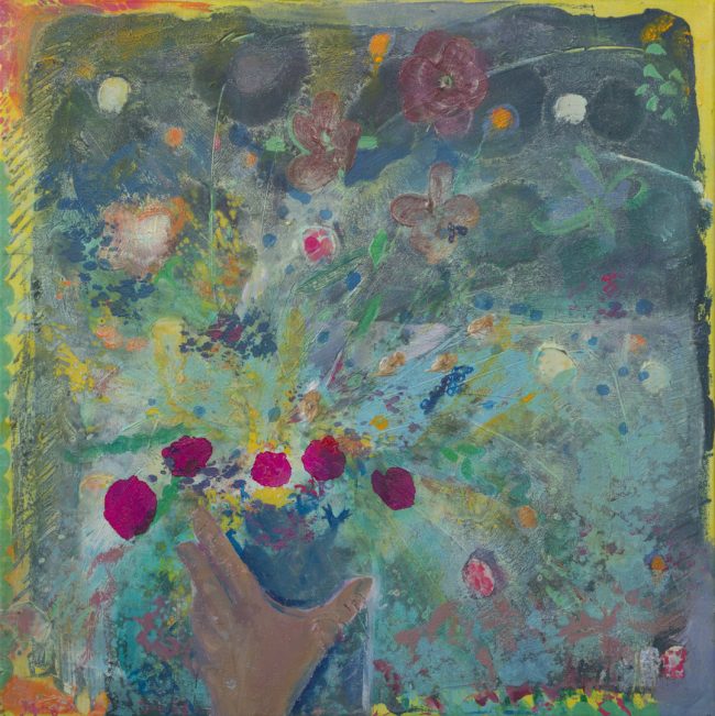 <strong>Strauss</strong> (2023) | Acryl auf Leinwand | 60 × 60 cm