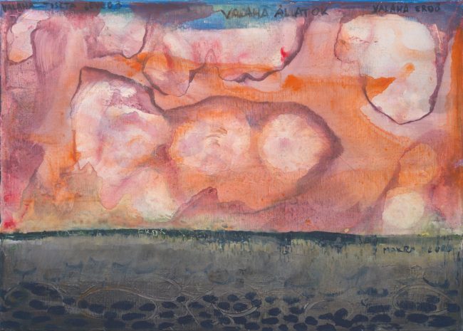 <strong>Verdorrte Region</strong> (2024) | Acryl auf Leinwand | 50 × 70 cm