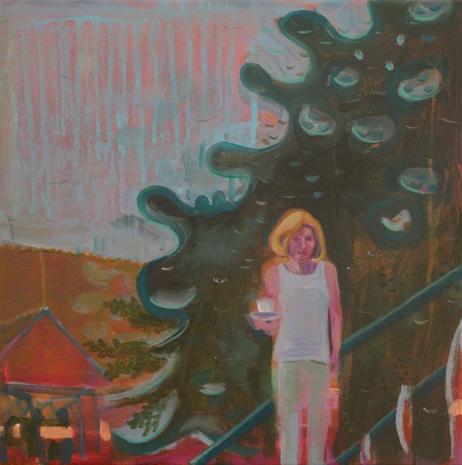 <strong>Mama</strong> (2024) | Acryl auf Leinwand | 50 × 50 cm