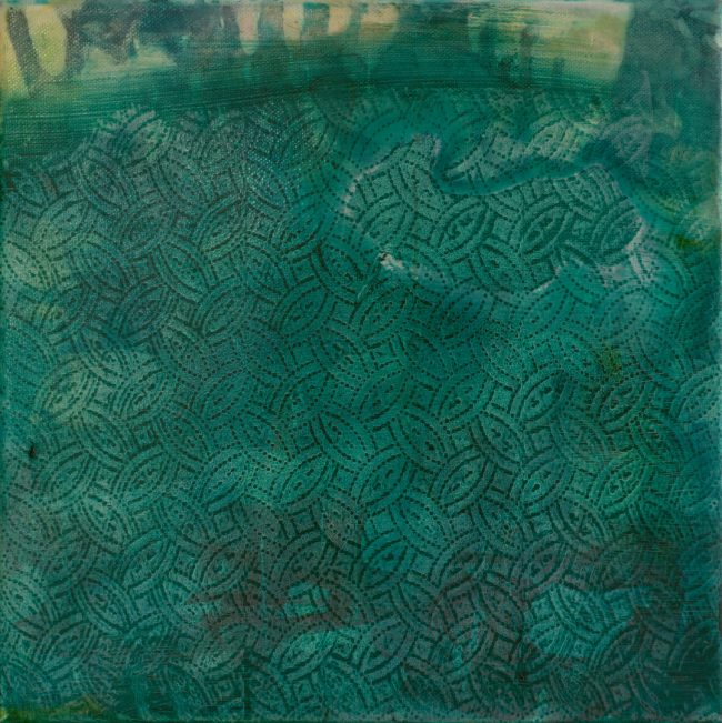 <strong>Wald</strong> (2025) | Acryl auf Leinwand | 30 × 30 cm